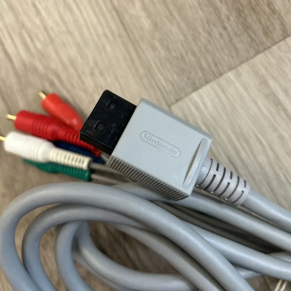Nintendo Wii RVL-011 OEM HD Component Video Cable Genuine Authentic Tested Works